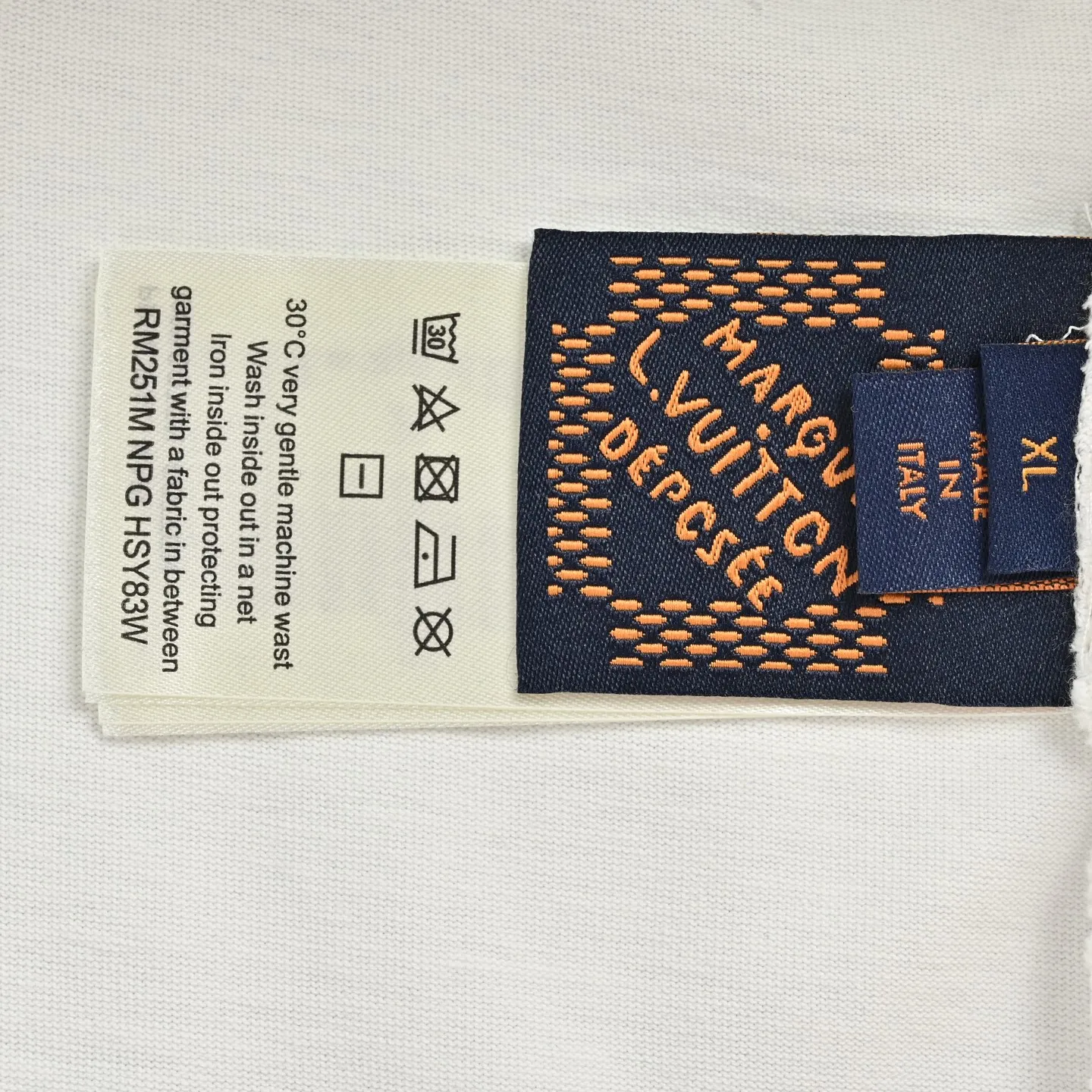 Louis Vuitton/Louis Vuitton 25ss earth flocked short sleeves
